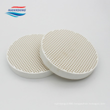 Bulk ceramic plate for gas furance